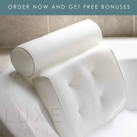 Self Care Offer - Bath Bridge By LuxeBath™ + FREE Bath Pillow + FREE Dried Roses